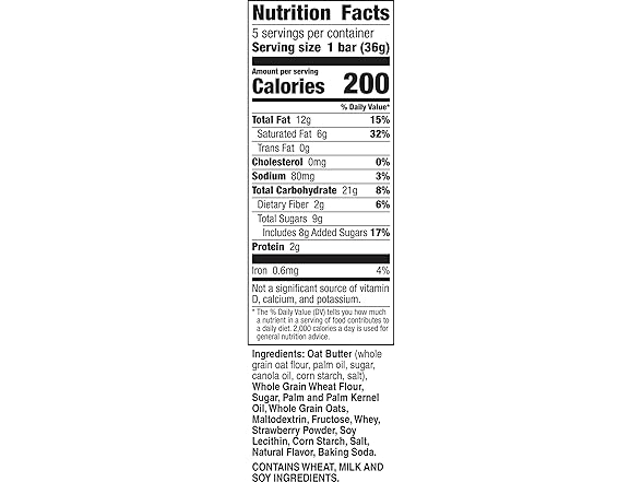 5CT Nature Valley Crispy Creamy Wafer Bars, Strawberry