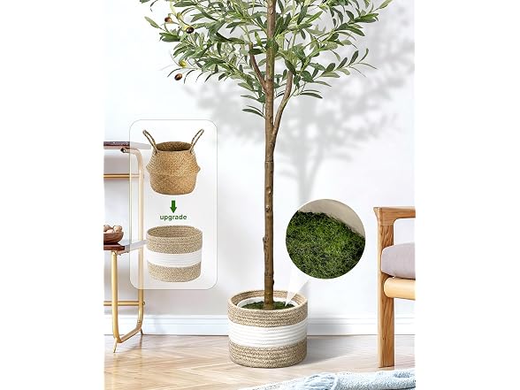 LuceAlberi Artificial Olive Tree 5.5FT
