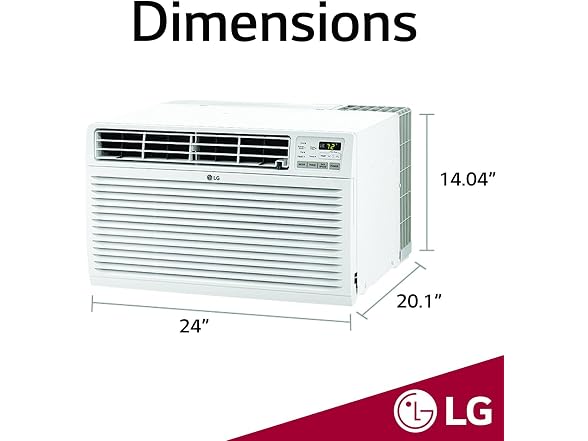 LG LT0816CER 7,800 BTU Through the Wall AC NEW