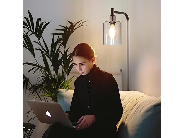 Bosceos Brown Floor Lamp