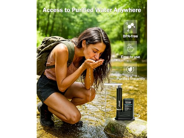 Frizzlife Electric Camping Water Filter