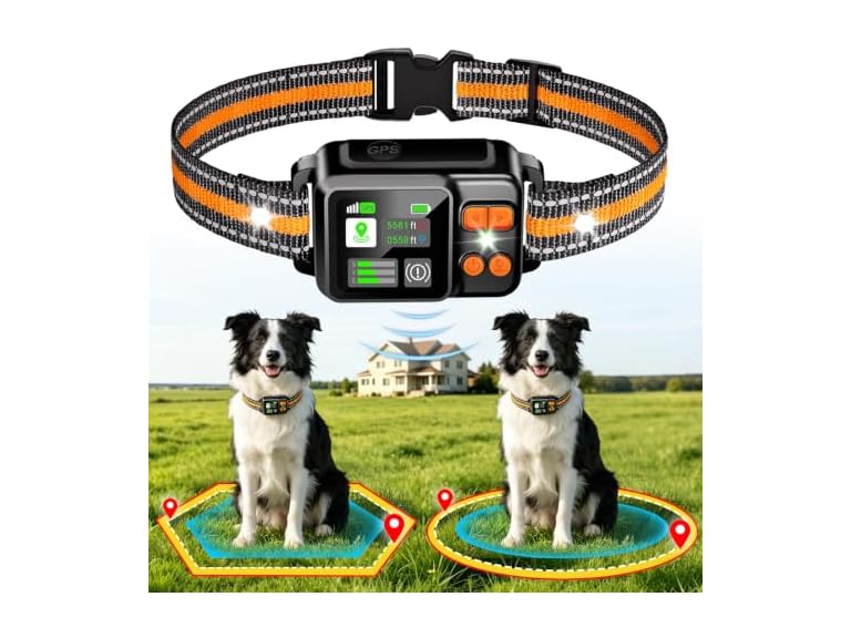 GPS Wireless Dog Fence Collar System 2 Mode