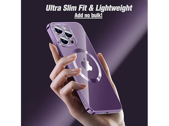 aowner Magnetic Clear Case for iPhone 11