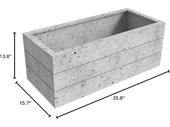LeisureMod OP14DW Oasis Planter White