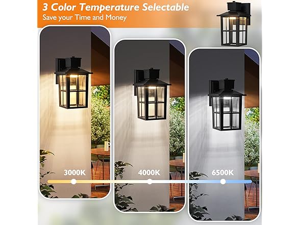 Brightever Brightever LED Outdoor Wall Lights Black