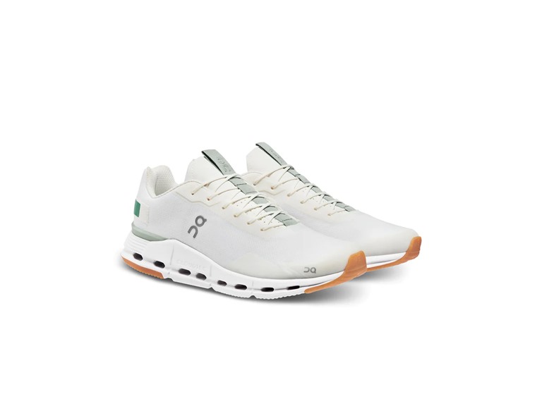 On Running  26.98222 7 On Running Cloudnova Form Men's Shoes White/Green White/Green