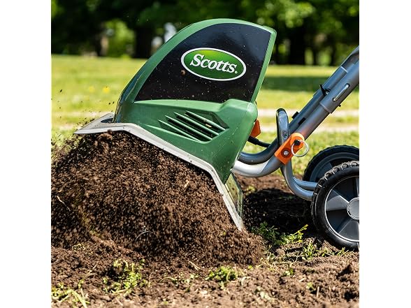Scotts Outdoor Garden Tiller, 16", 13.5-Amp