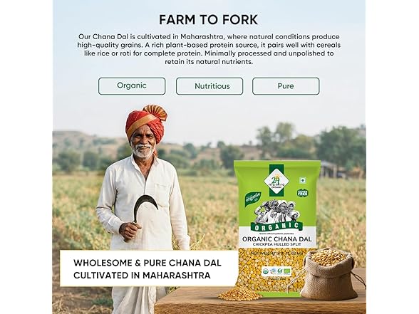 24 Mantra Organic Chana Dal 4 lb