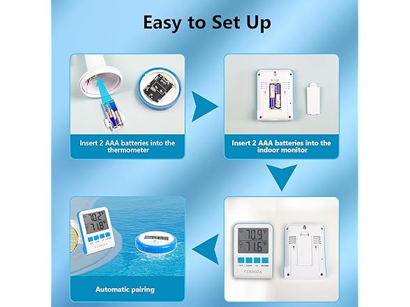 FERROZA Wireless Pool Thermometer