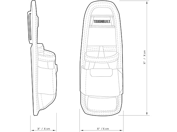 ToughBuilt TB-30 Utility Pouch - Header Card - Box - En