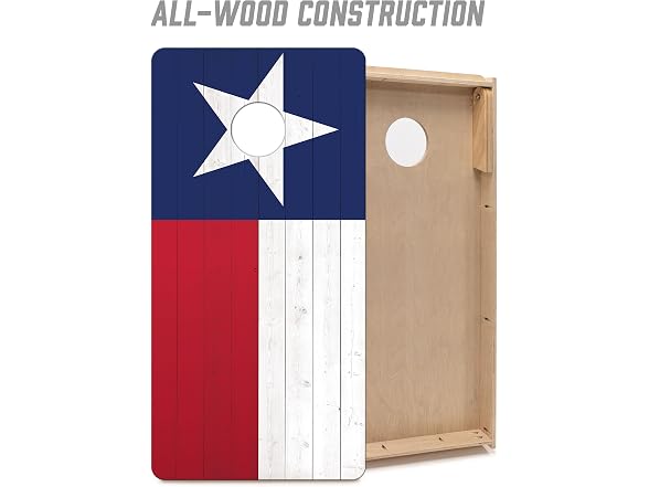 YouTheFan State of Texas Cornhole Without Bags