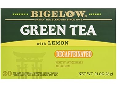 $2.99, Was $5.42, 44% Off! 20CT Bigelow Tea Green Tea with Lemon, Decaf dealfomo