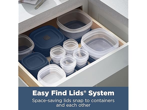 Rubbermaid Easy Find Lids® Food Storage Set