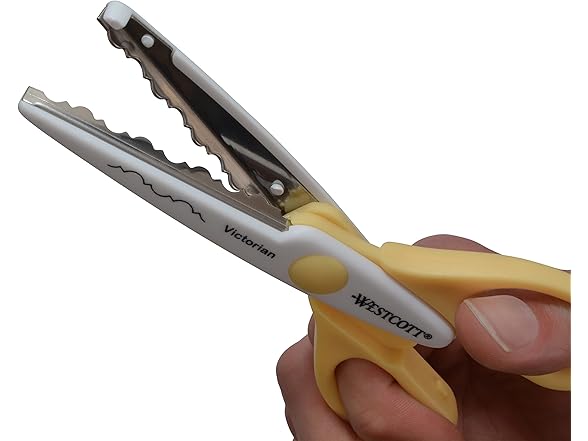 Westcott Student Paper Edgers Scissors, Set of 6