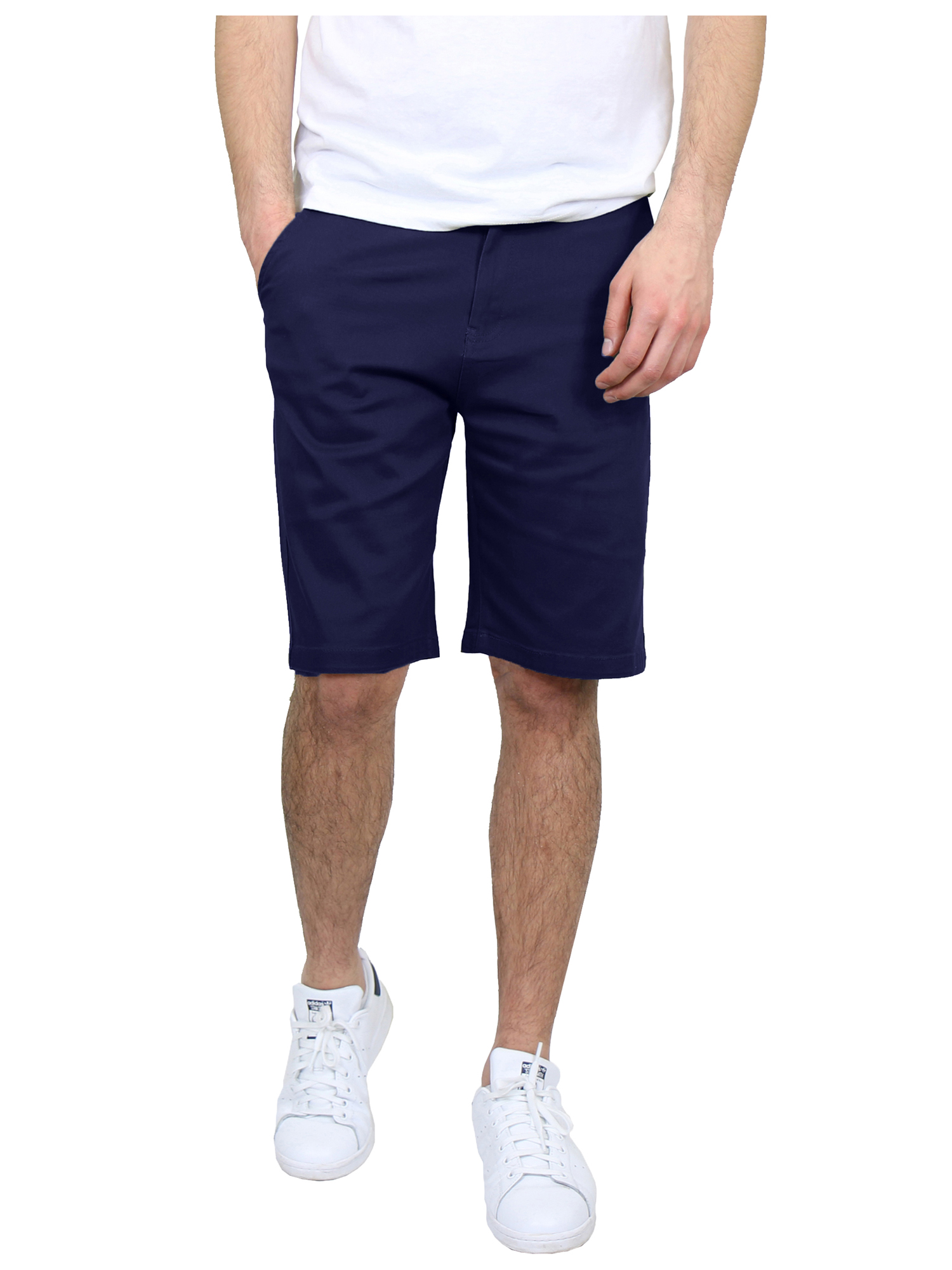 2Pk Asst Mens Stretch Chino Shorts - Gallery 23