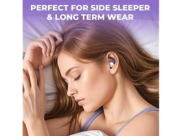 Roinoim Sleep Ear Plugs Royal Blue 2pr