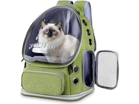 Pawstrip Cat Backpack Carrier Clear