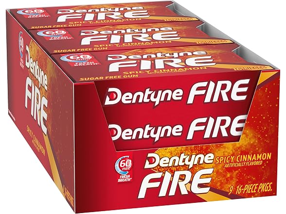 Dentyne Fire Spicy Cinnamon