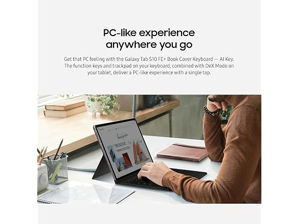 Samsung Galaxy Tab S10 FE+ Book Cover