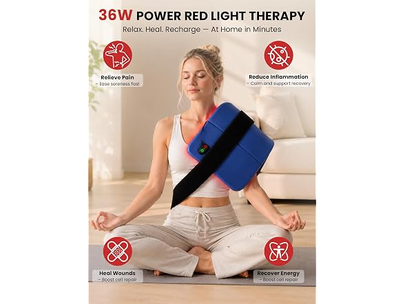 YOEYOU Red Light Therapy Pad for Body