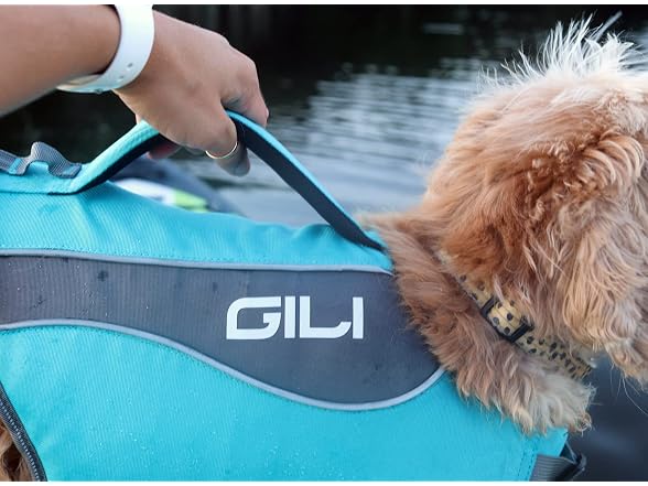 GILI Ripstop Dog Life Jacket Flotation Device