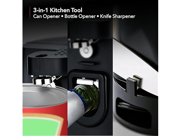 OVENTE 3-in-1 Electric Can Opener