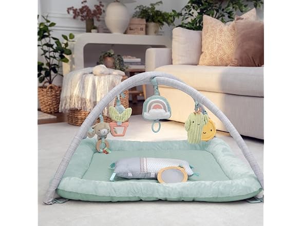 Ingenuity Calm Springs Plush Activity Gym