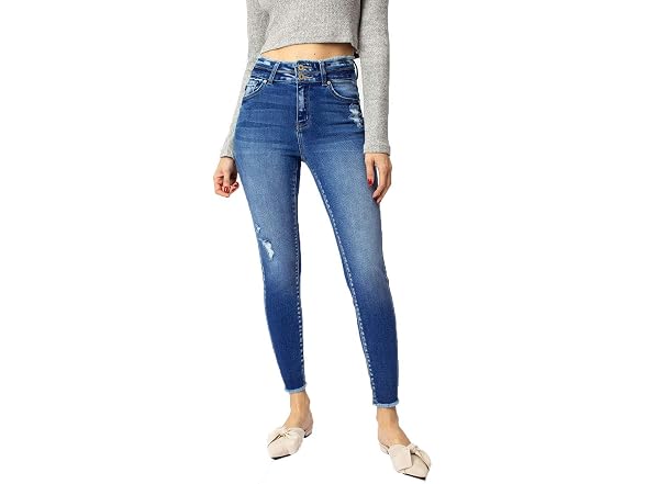 Kan Can Women (31) High Rise Ankle Skinny Jeans