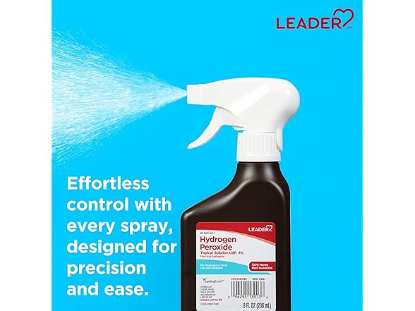 LEADER Hydrogen Peroxide Spray Bottle 3% Solution