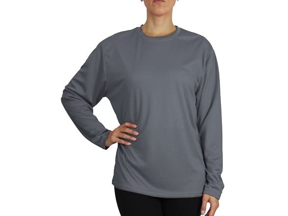4Pk Womens L/S Performance T-Shirt