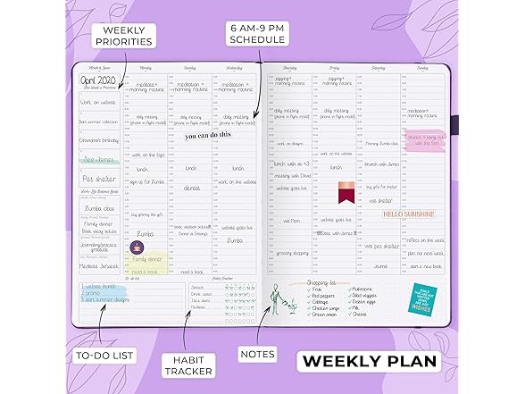 1 Year PRO Schedule Planner