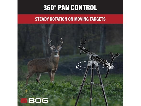 BOG FieldPod Dual-Frame Hunting Tripod, Adjustable Shooting Rest