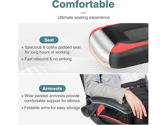 OLIXIS Gaming Chair Ergonomic Office Chair