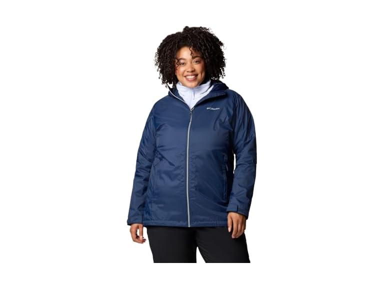 Columbia Womens Switchback II Lined Long Rain Jacket