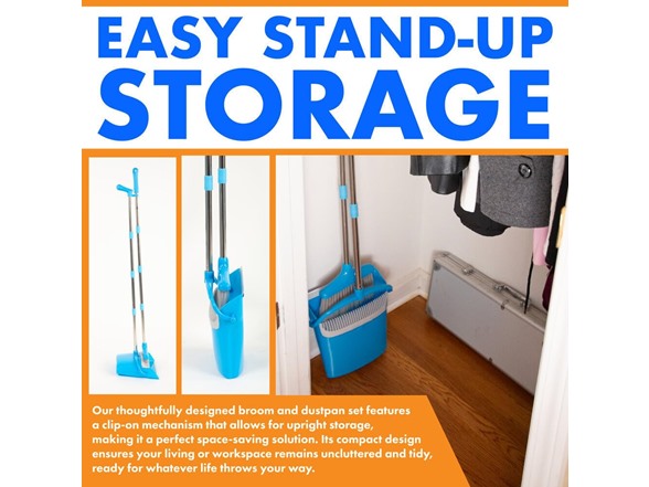 Hub City Heavy Duty Broom and Dust Pan