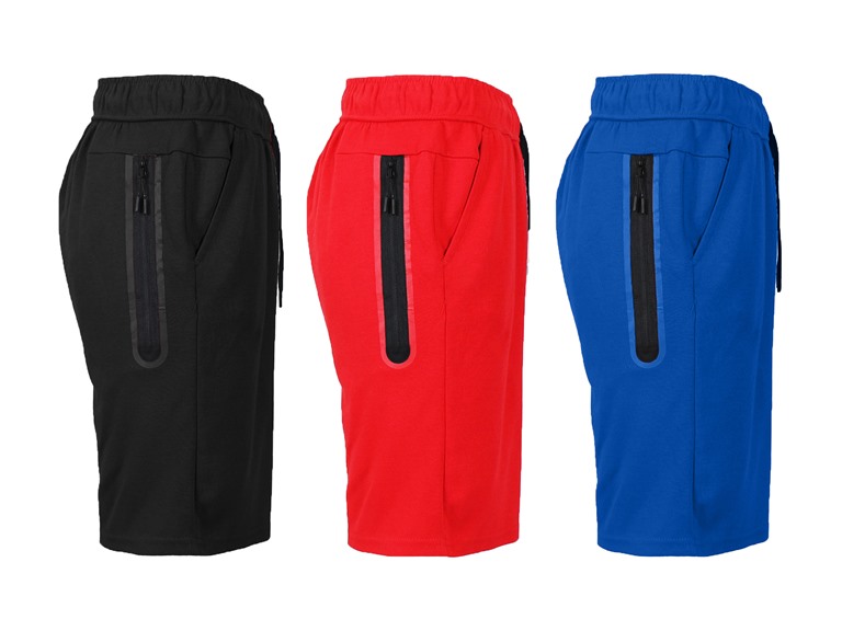 GBH WC-----(M3PK) / J/MTFS-110 / BK-RY-RD / S Small 3Pk Mens T/F Performance Shorts Black - Red - Royal