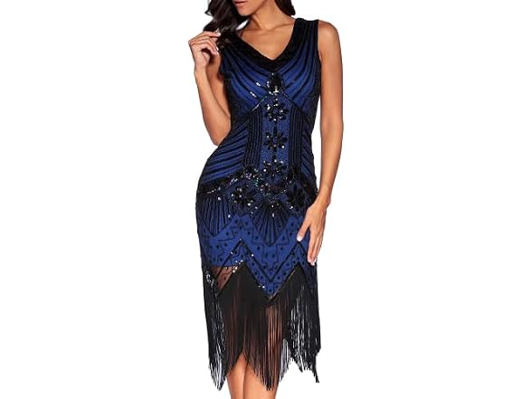 Meilun Women (S) Flapper Dresses Gastby Dress