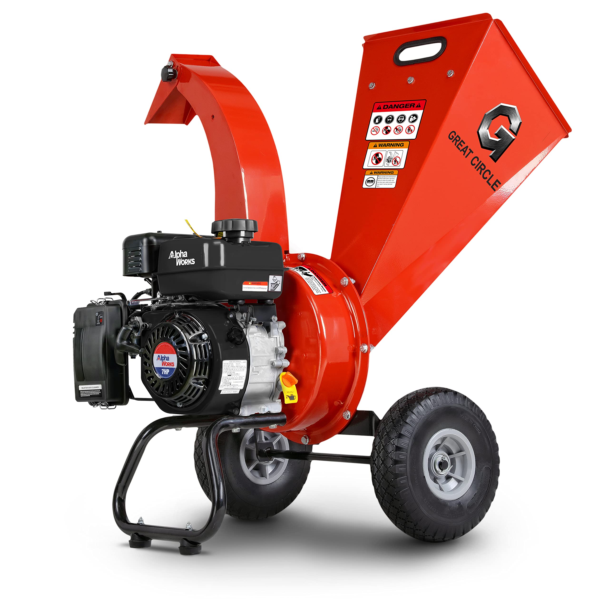 GreatCircleUSA 3-in-1 Wood Chipper 7 HP - Gallery 8