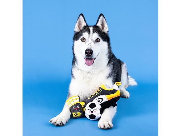 Fringe Studio Plush Dog Toy, 3 Pc Multipack Set