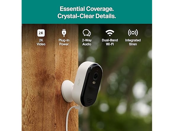 (1 or 2 Cam) (NEW) Arlo Essential Security Camera 2K (2025)