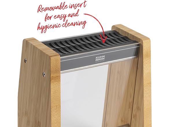 Kuhn Rikon ICED Bamboo Knife Block