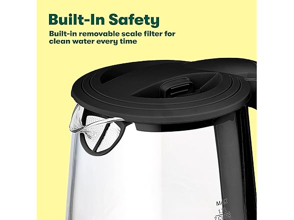 BELLA 1.7 Liter Glass Electric Kettle