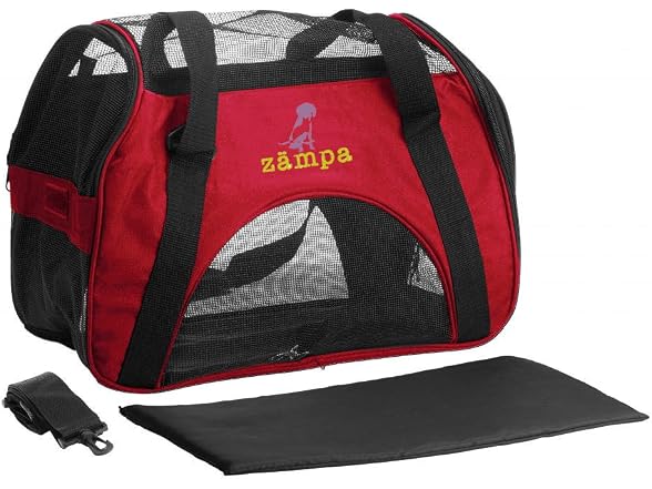 ZAMPA Soft Side Pet Travel Carrier TSA Approved