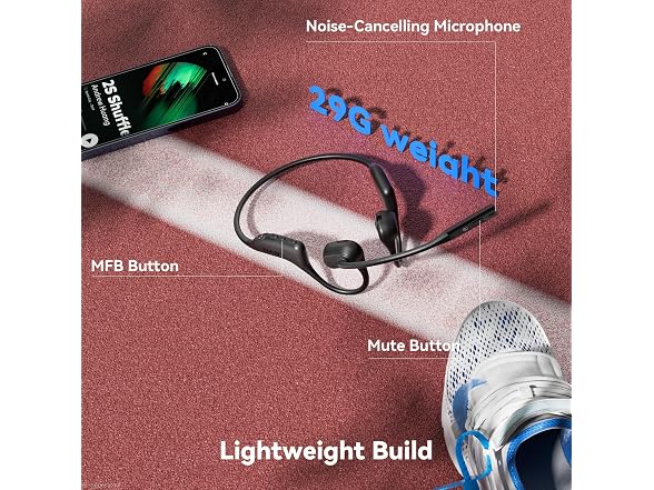 LEVN 29g Open Ear Trucker BT Headset