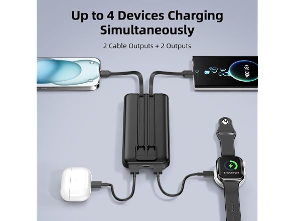 QESVIBOL 2-Pack 10000mAh Power Bank