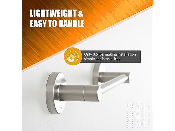 HIGHCRAFT 24 Inch Towel Bar, Chrome Plated