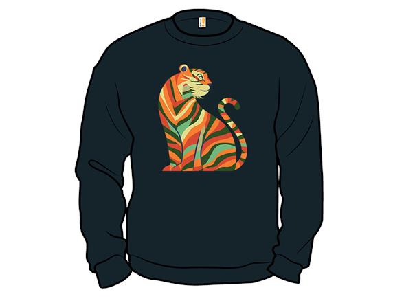 Abstract Tiger Sitting - Gallery 4