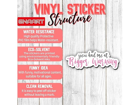 You Had Me At Trigger Warning Stickers