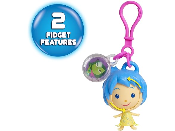 Just Play Inside Out 2 Fidget Figure Keychains - Joy, Kids T