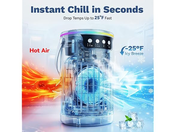 Ylkf Ice Cooling Mist Fan